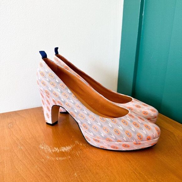 Dr. Liza African Ankara Pink Sneaker Perfect Pump - Picture 11 of 12